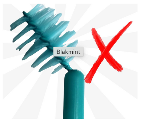 Do not bend the round brush head