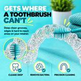 Blakmint retainer brush - gets where a toothbrush can't